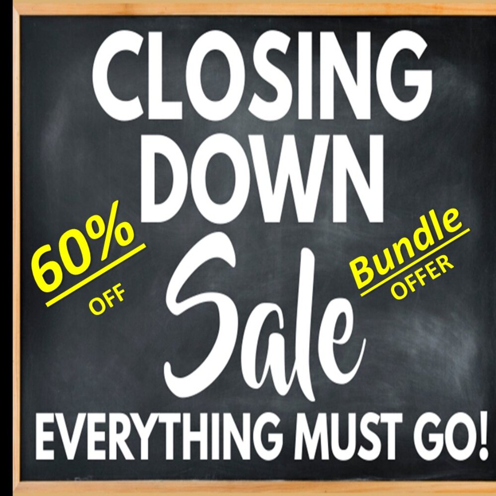 Closet Closeout Sale!! Everything Must Go - Save 60% on all Bundles
